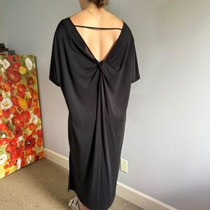 Molly Bracken Long Black Smock Dress